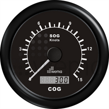 GPS-logg 0-15 knop 85 mm, kompl. m antenn