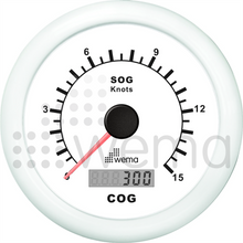 GPS-logg 0-15 knop 85 mm, kompl. m antenn