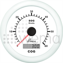 GPS-logg 0-60 knop 85 mm, kompl. m antenn