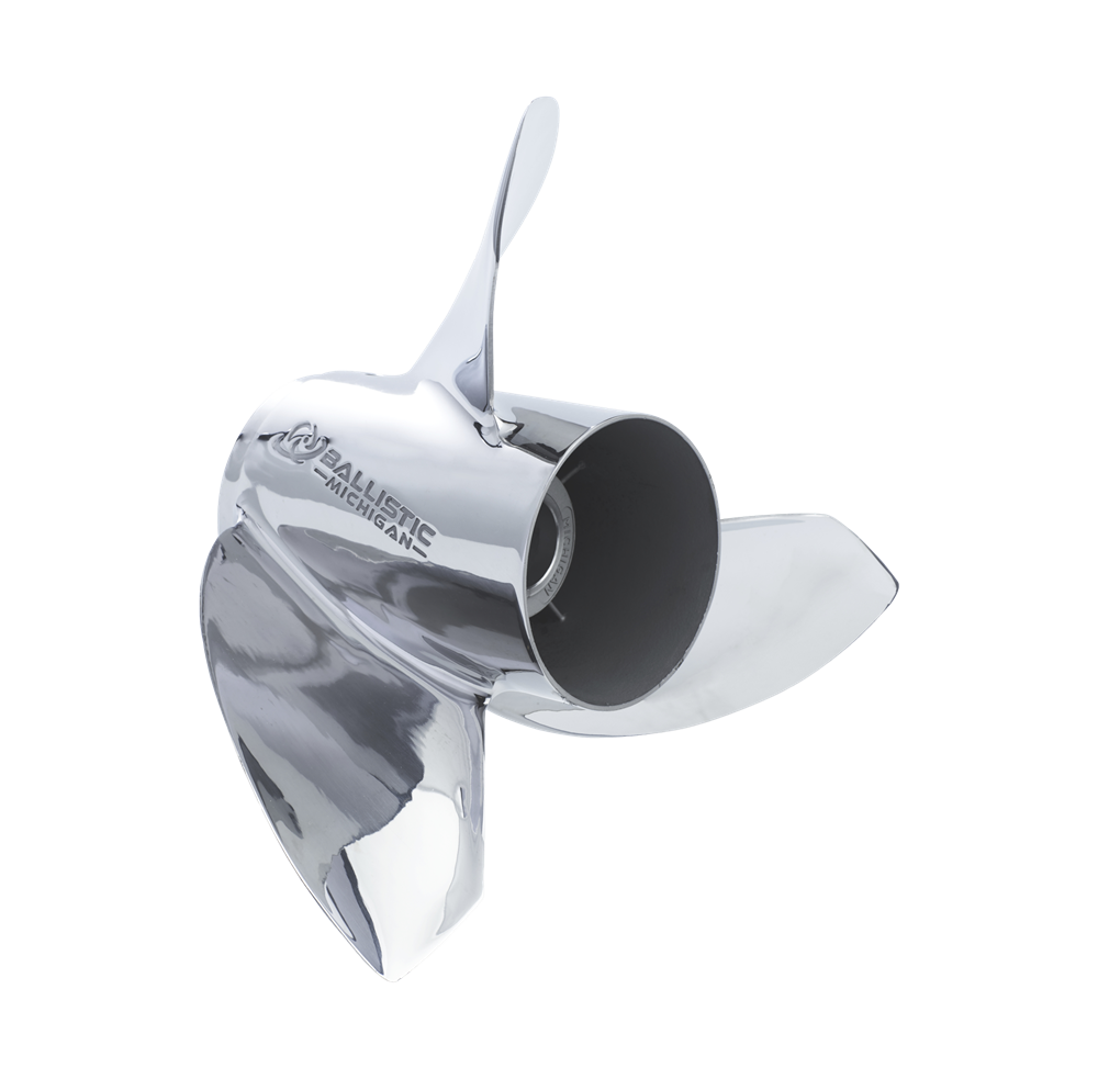Propeller Ballistic 14-3/8 x 21 3 Blad Höger Rostfri