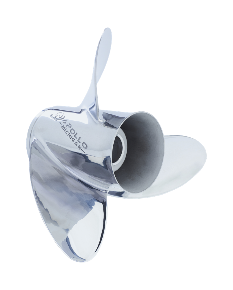 Propeller Apollo 13 x 21 3 Blad Höger Rostfri