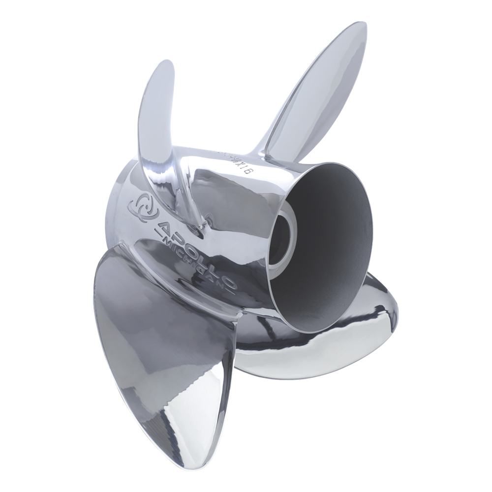 Propeller Apollo 14-5/8 x 16 4 Blad Höger Rostfri