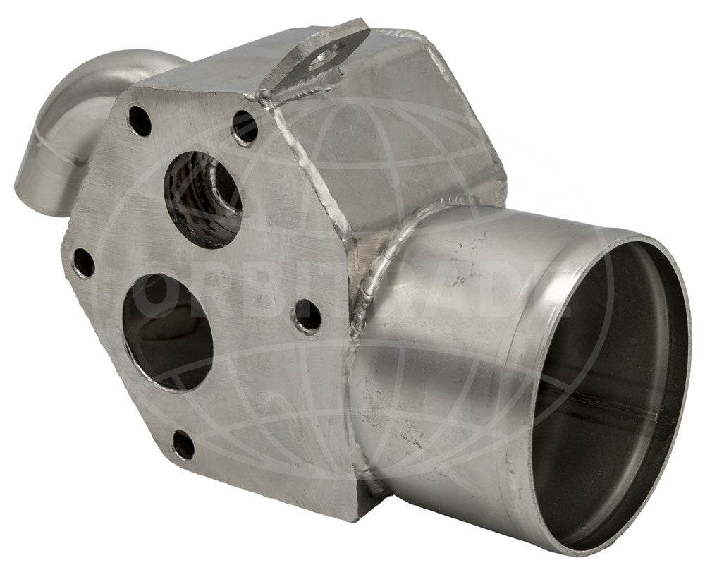 Avgaskrök D2–60, D2-75 Turbo, rostfri