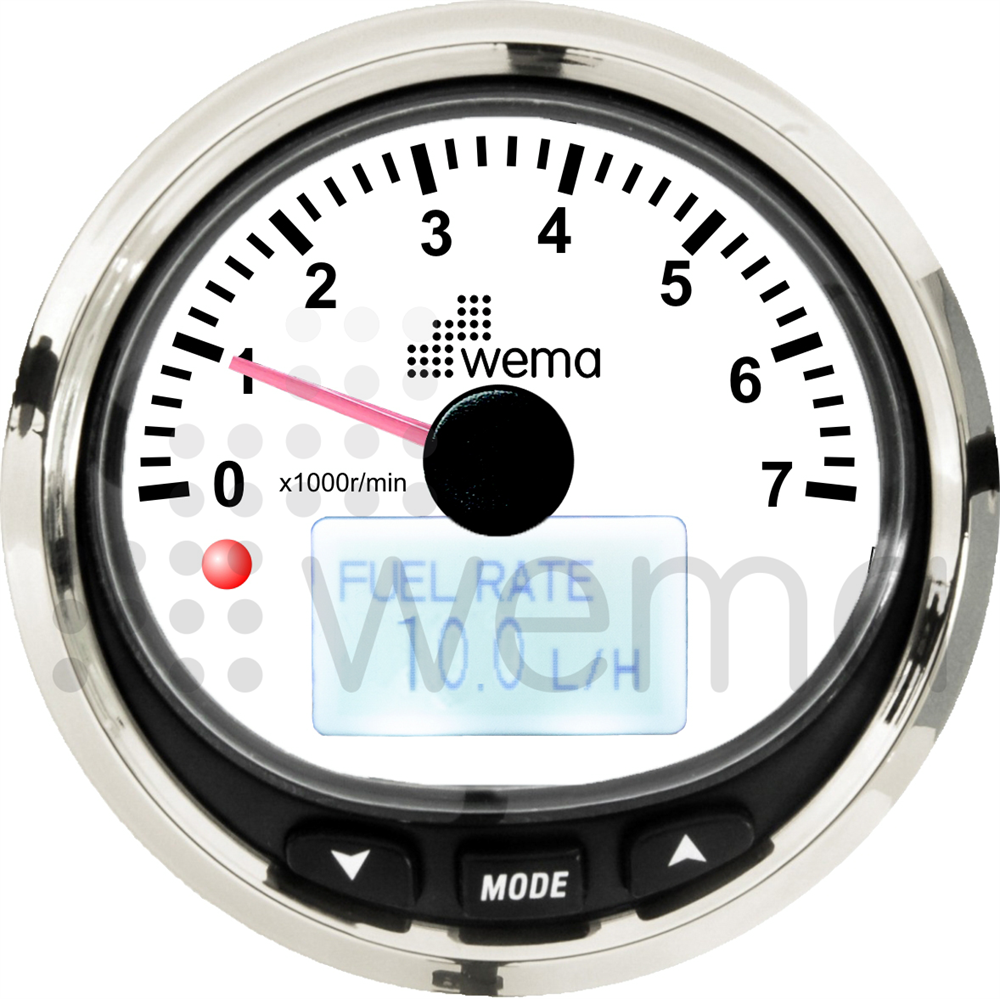 Varvräknare 7000 varv NMEA2000 Silverline