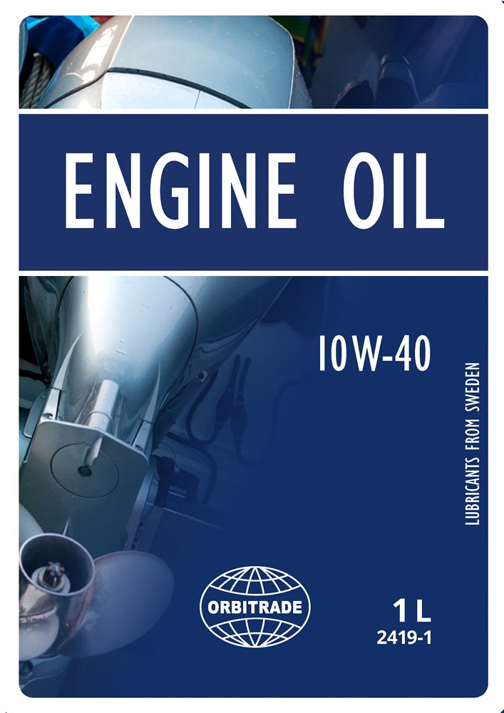 Motorolja delsyntet, SAE 10W-40